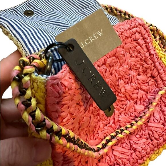 J Crew Pastel Woven Purse - Picture 7 of 8